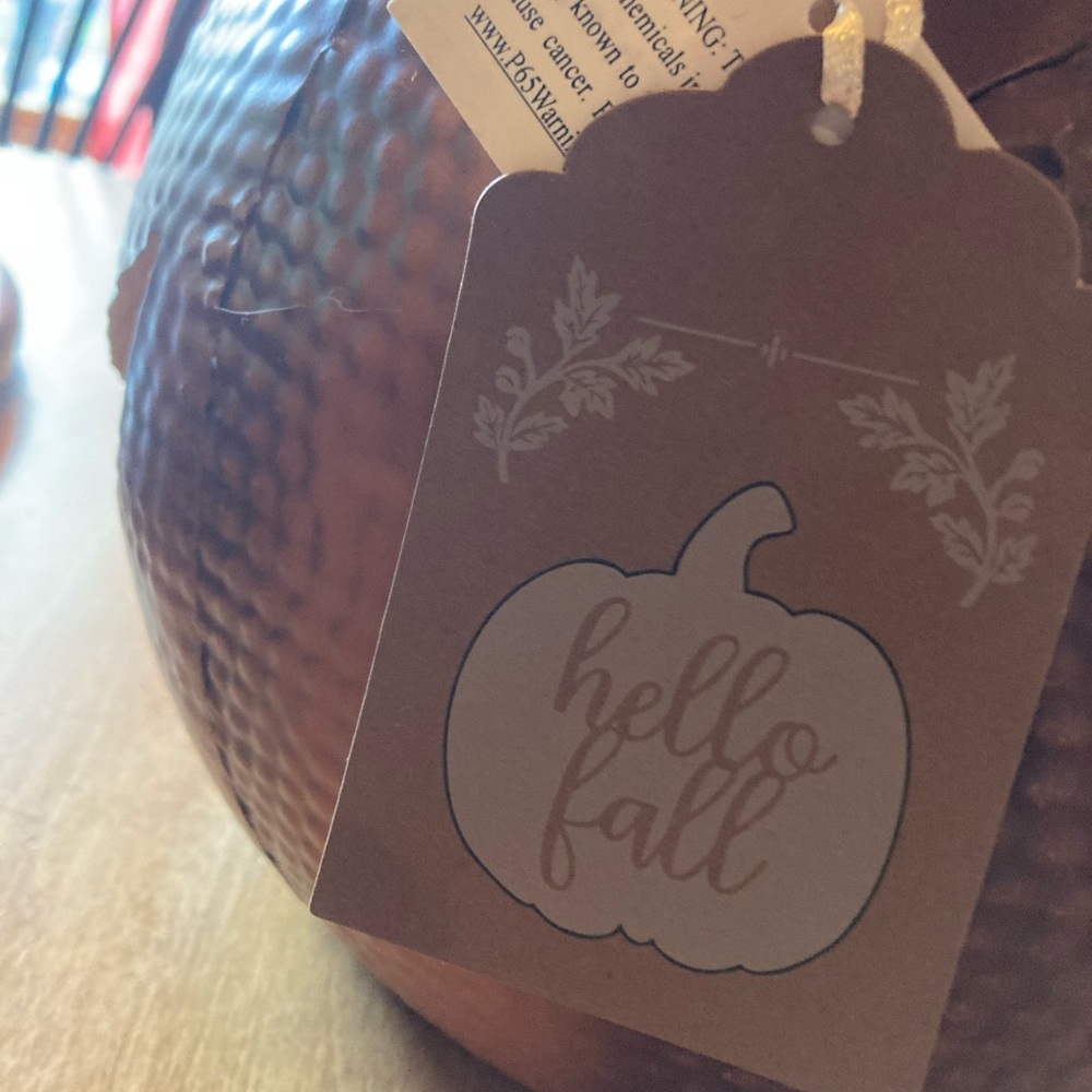 New Hello Fall Halloween Jack-O-Lantern - Picture 3 of 9